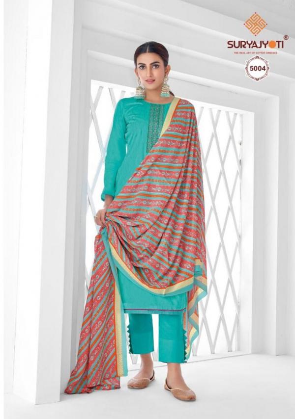 Suryajyoti Nushrat Vol 5 Jam Satin Designer Dress Material Collection